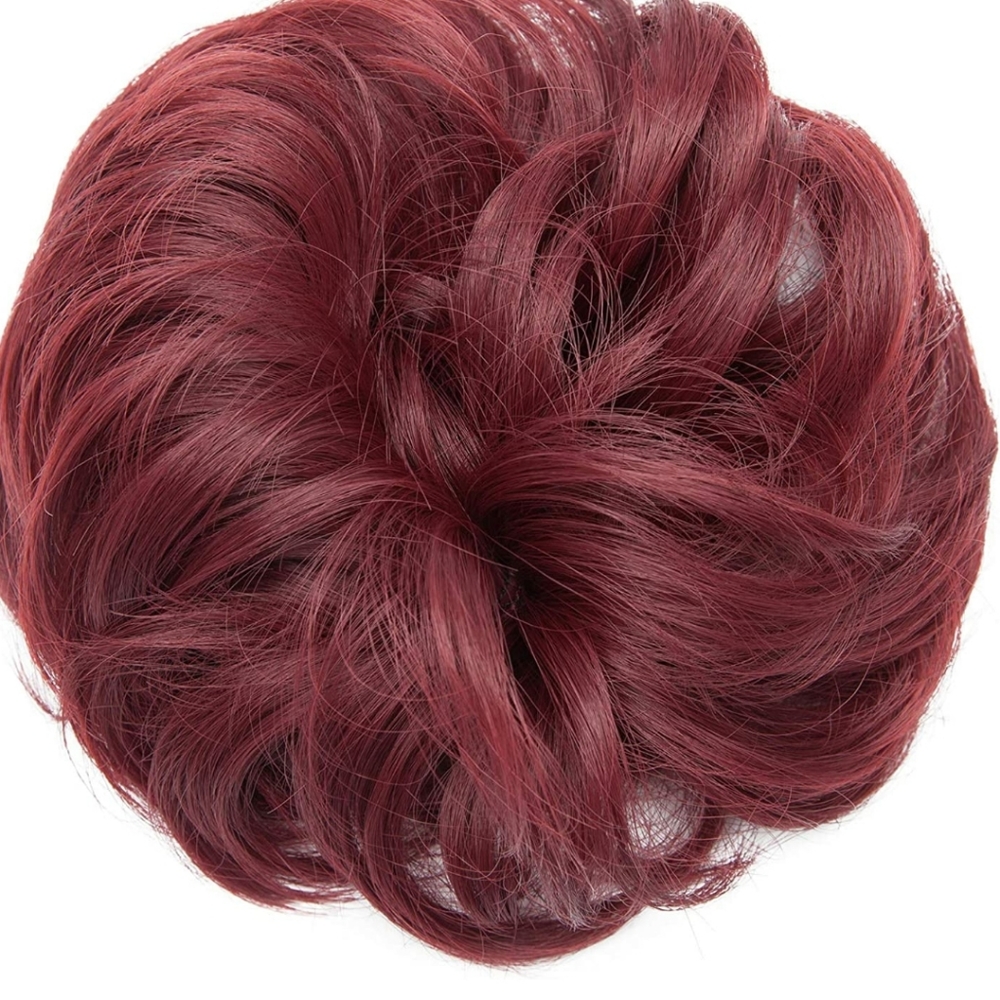 Messy bun hair piece